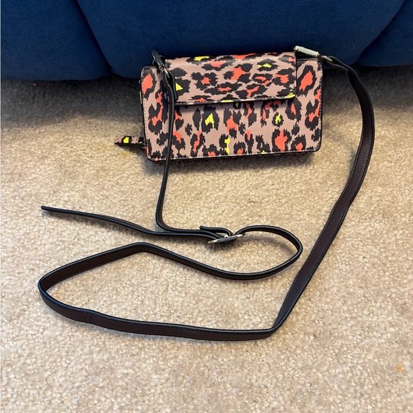 Neiman Marcus Handbags - Neiman Marcus Vibrant Animal Print Crossbody Bag